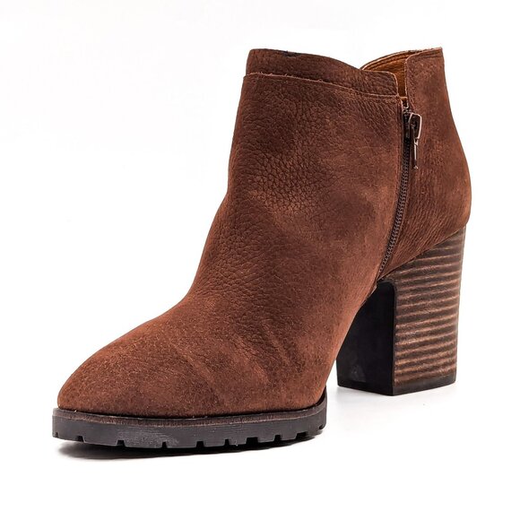 Lucky Brand Women Nyrima Soil Leather Summer Lug Sole Boots Size 11 - Picture 6 of 12